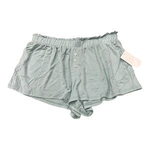 Honeydew Teal Rayon Sleep Lounge Shorts XS